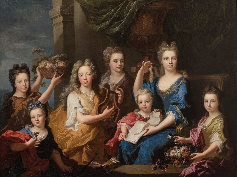 1661-Gaspard Rigaud - I figli del signor Bouette de Blémur
